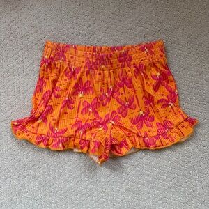 NWT Peek Orange and Pink High Waist Shorts